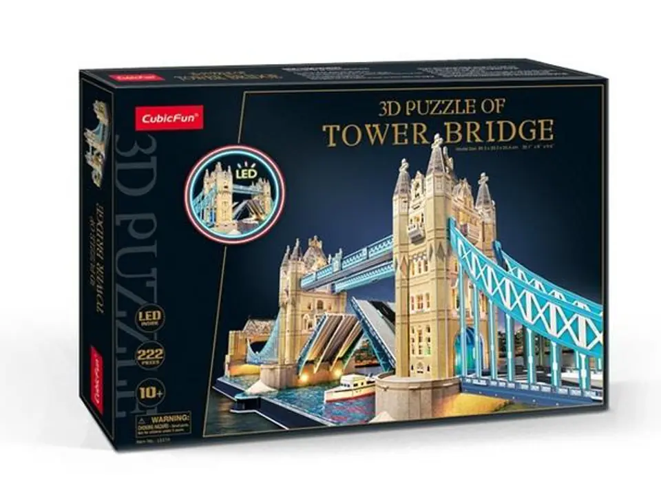 ⁨Van der Meulen 3d Puzzel Tower Bridge LED⁩ at Wasserman.eu