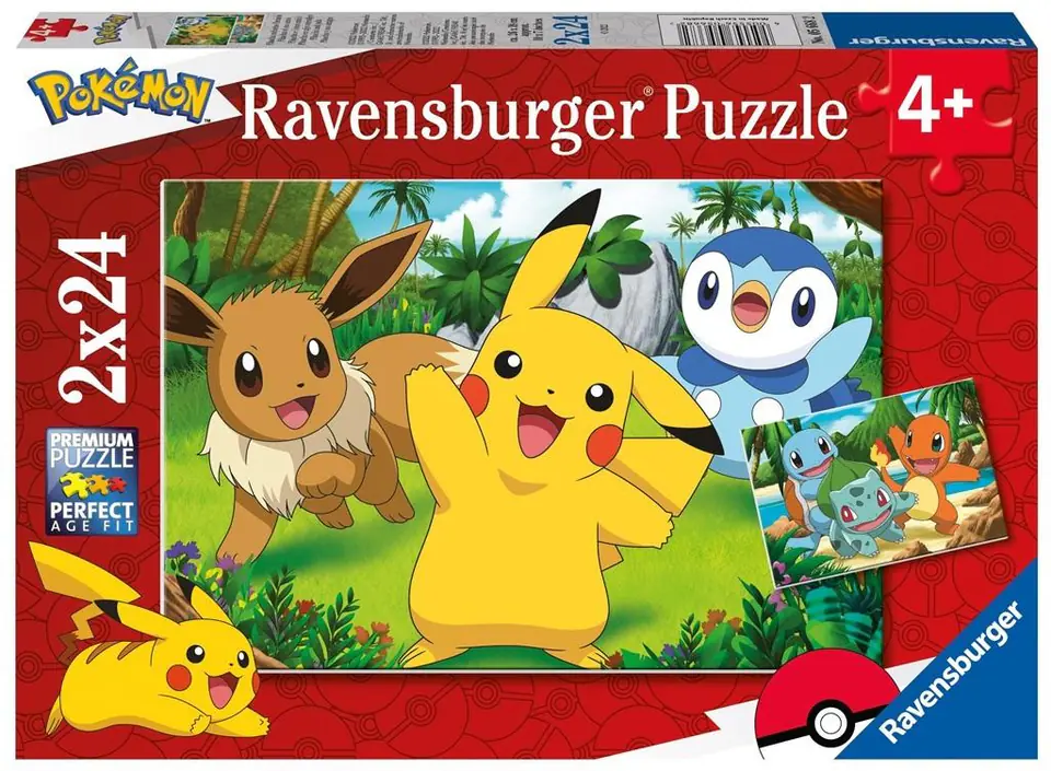 ⁨Puzzle dla dzieci 2x24 Pokemon⁩ w sklepie Wasserman.eu