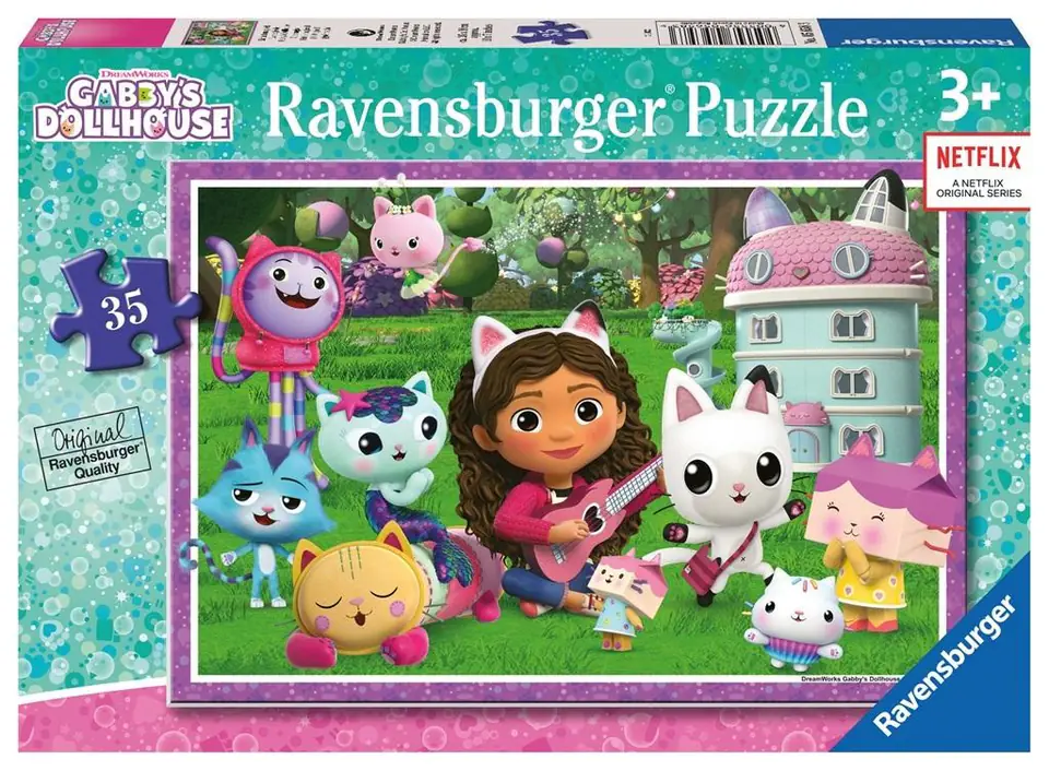 ⁨Puzzle dla dzieci 35 Koci Domek Gabi⁩ w sklepie Wasserman.eu
