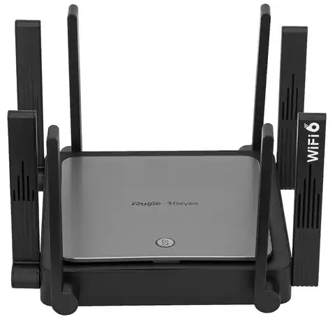 ⁨Ruijie Networks RG-EW3200GX PRO wireless router Gigabit Ethernet Dual-band (2.4 GHz / 5 GHz) Black⁩ at Wasserman.eu