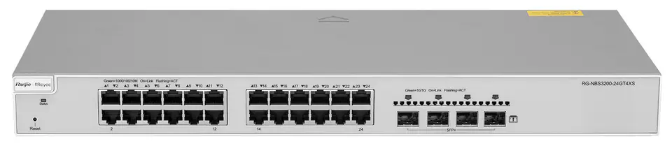 ⁨Ruijie Networks RG-NBS3200-24GT4XS-P network switch Managed L2 Gigabit Ethernet (10/100/1000) Power over Ethernet (PoE) Grey⁩ at Wasserman.eu