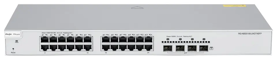 Reyee Managed Switch | L3 | 24 1Gbit Ports + 4 1Gbit SFP Uplink Ports | Rack at Wasserman.eu