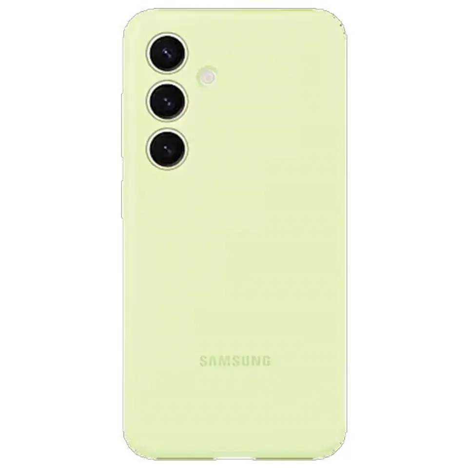 ⁨Etui Samsung EF-PS921TGEGWW S24 S921 jasnozielony/light green Silicone Case⁩ w sklepie Wasserman.eu