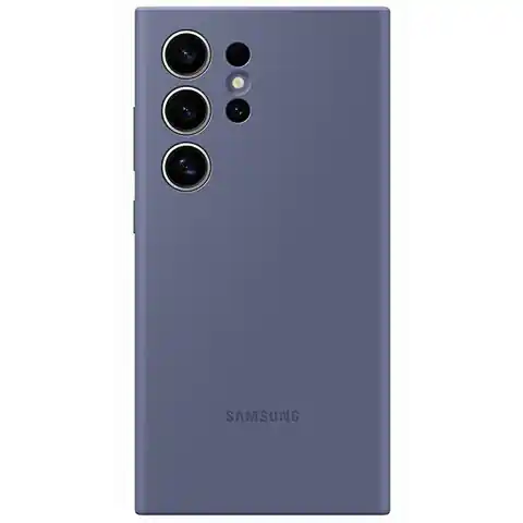 ⁨Etui Samsung EF-PS928TVEGWW S24 Ultra S928 fioletowy/violet Silicone Case⁩ w sklepie Wasserman.eu