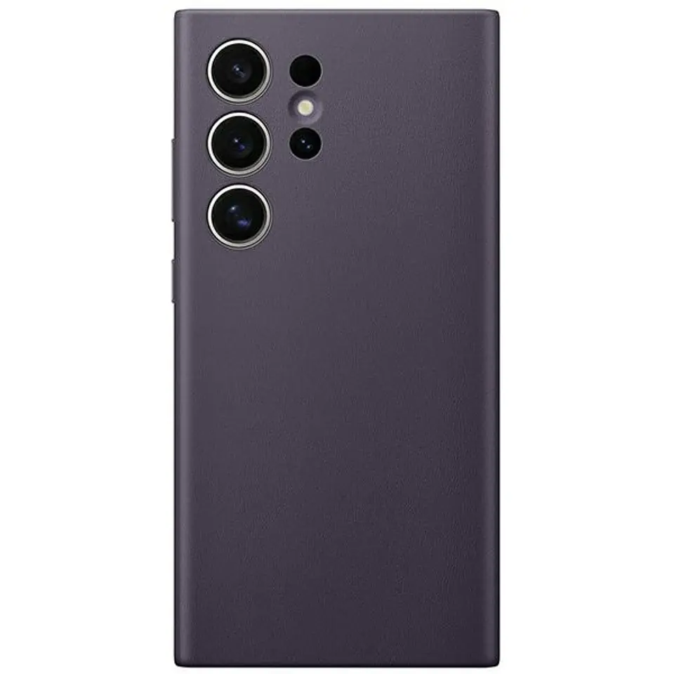 ⁨Etui Samsung GP-FPS928HCAVW S24 Ultra S928 ciemnofioletowy/dark violet Vegan Leather Case⁩ w sklepie Wasserman.eu
