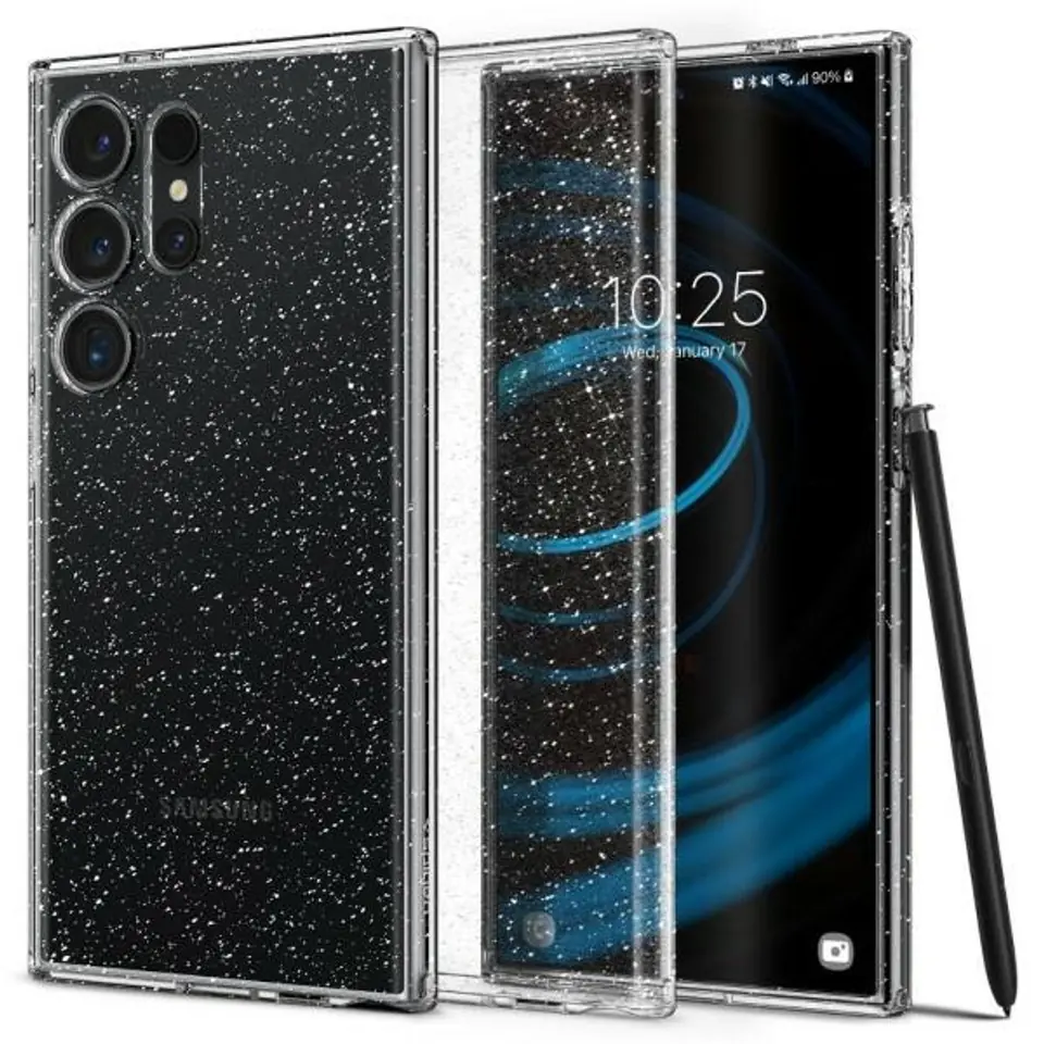 ⁨Spigen Liquid Crystal Sam S24 Ultra S928 Glitter Crystal ACS07285⁩ w sklepie Wasserman.eu