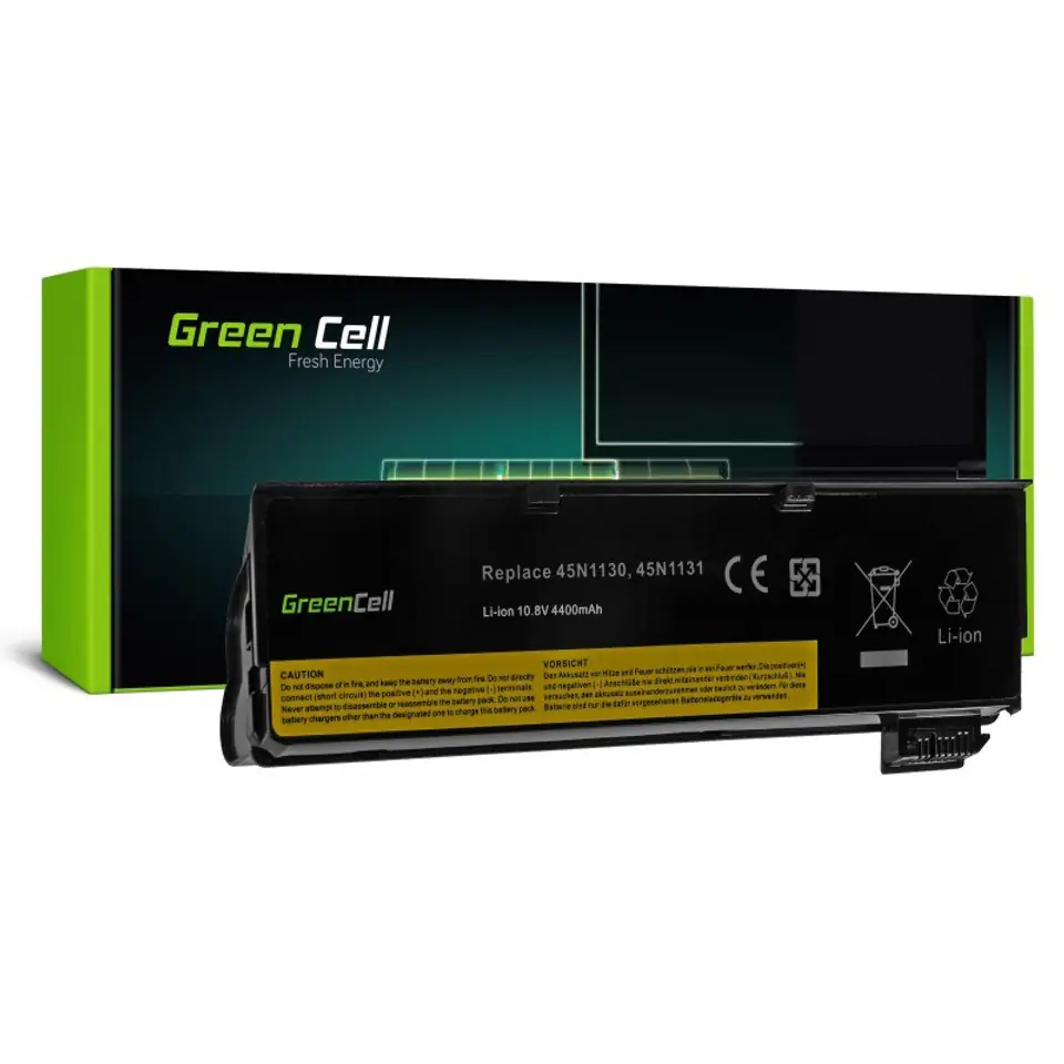 ⁨Green Cell LE57V2 battery for Lenovo 10,8V 4400 mAh⁩ at Wasserman.eu