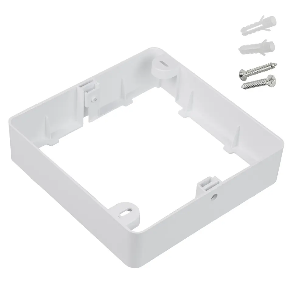 ⁨Adapter natynkowy Maclean, do panelu LED 18W , kwadratowy, 170*170*38mm, MCE379 S⁩ w sklepie Wasserman.eu