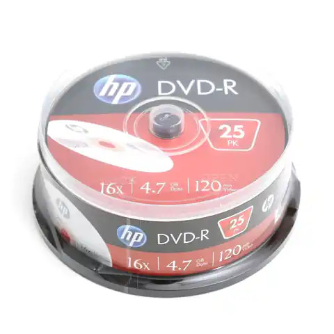 ⁨HP DVD-R 4.7GB 16X CAKE*25 69328⁩ w sklepie Wasserman.eu