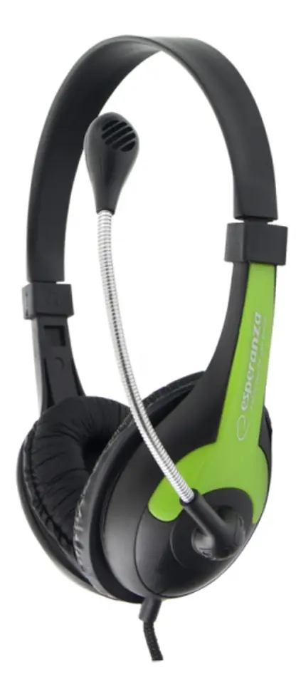 ⁨EH158G Headset with Microphone Rooster green Esperanza⁩ at Wasserman.eu