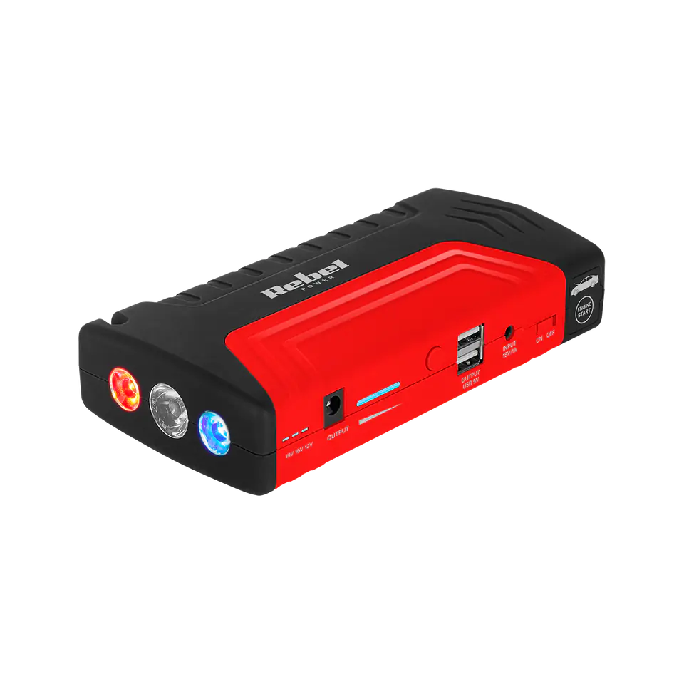 Jump Starter - Powerbank mit Überbrückungskabeln im Wasserman.eu