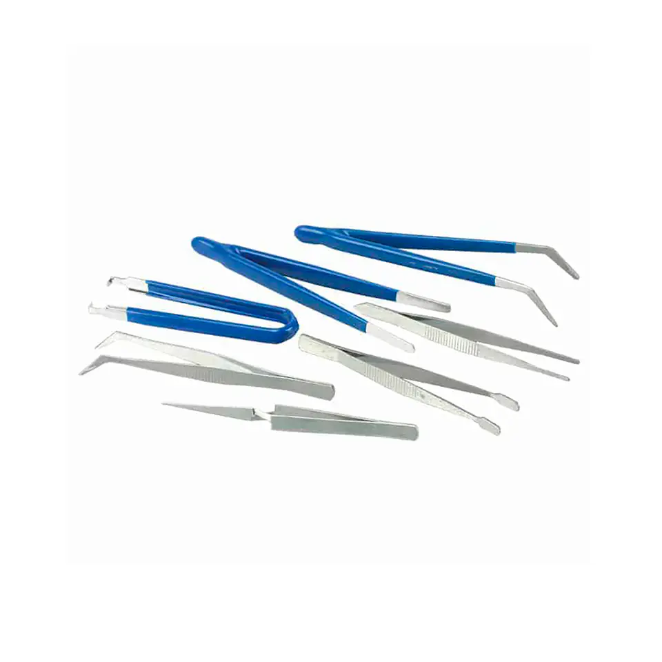 ⁨Set of precision tweezers 7pcs KINZO⁩ at Wasserman.eu