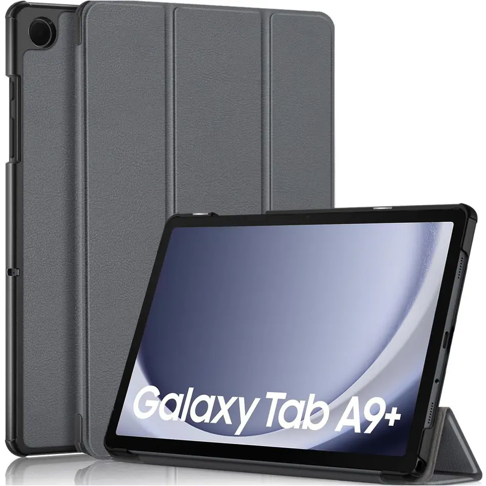 ⁨Etui do Samsung Galaxy Tab A9+ Plus 2023 11" (X210/X215/X216) obudowa z klapką na tablet Slim Case Alogy Szare⁩ w sklepie Wasserman.eu