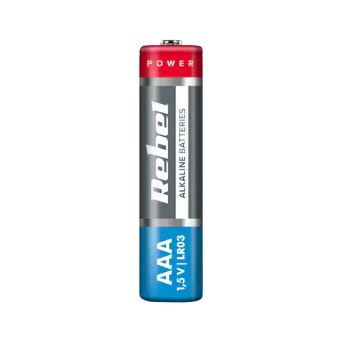 ⁨Alkaline batteries REBEL LR03⁩ at Wasserman.eu