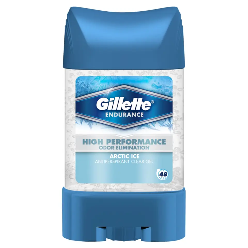⁨Gillette Endurance High Performance antyperspirant w żelu dla mężczyzn Arctic Ice 70ml⁩ w sklepie Wasserman.eu