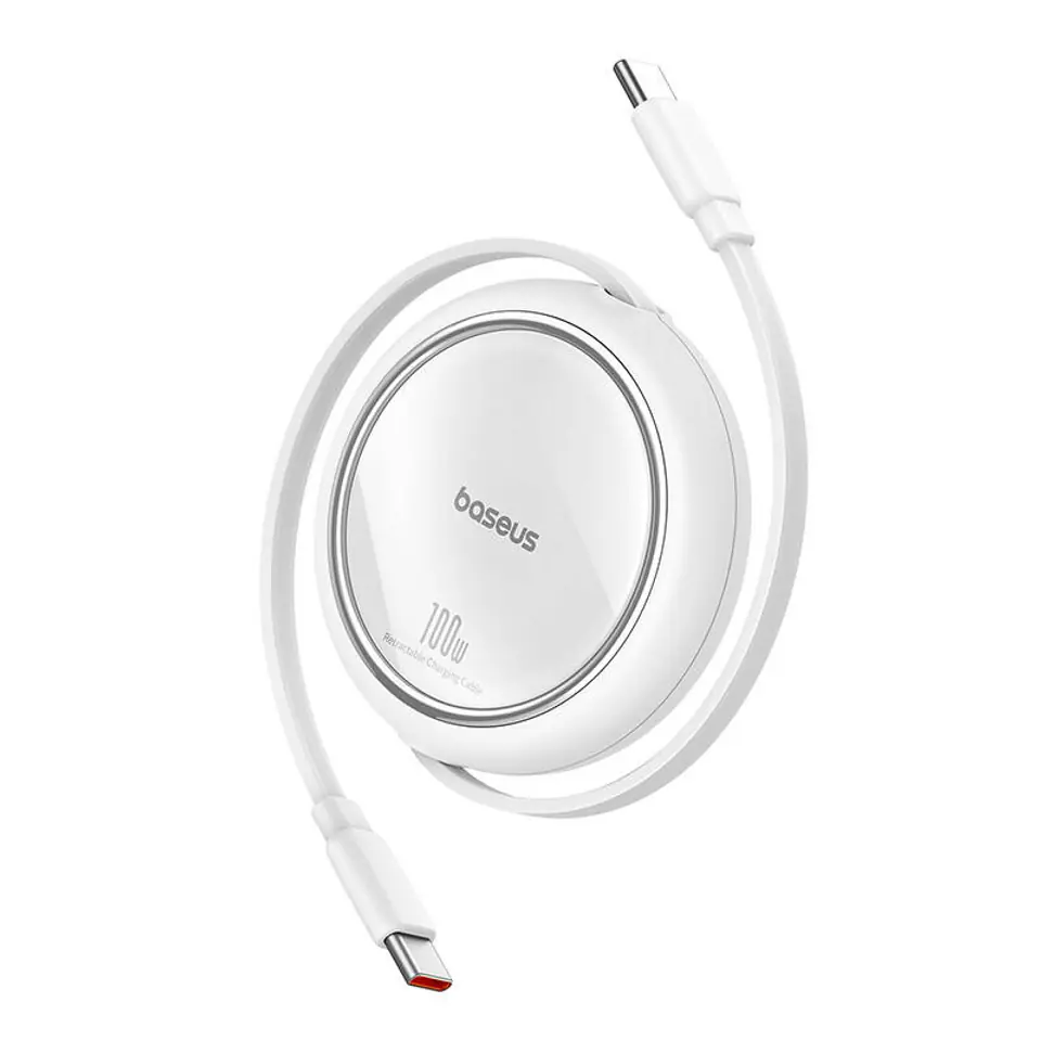 ⁨Kabel USB-C do USB-C Baseus Free2Draw, PD, 100W, 1m (biały)⁩ w sklepie Wasserman.eu