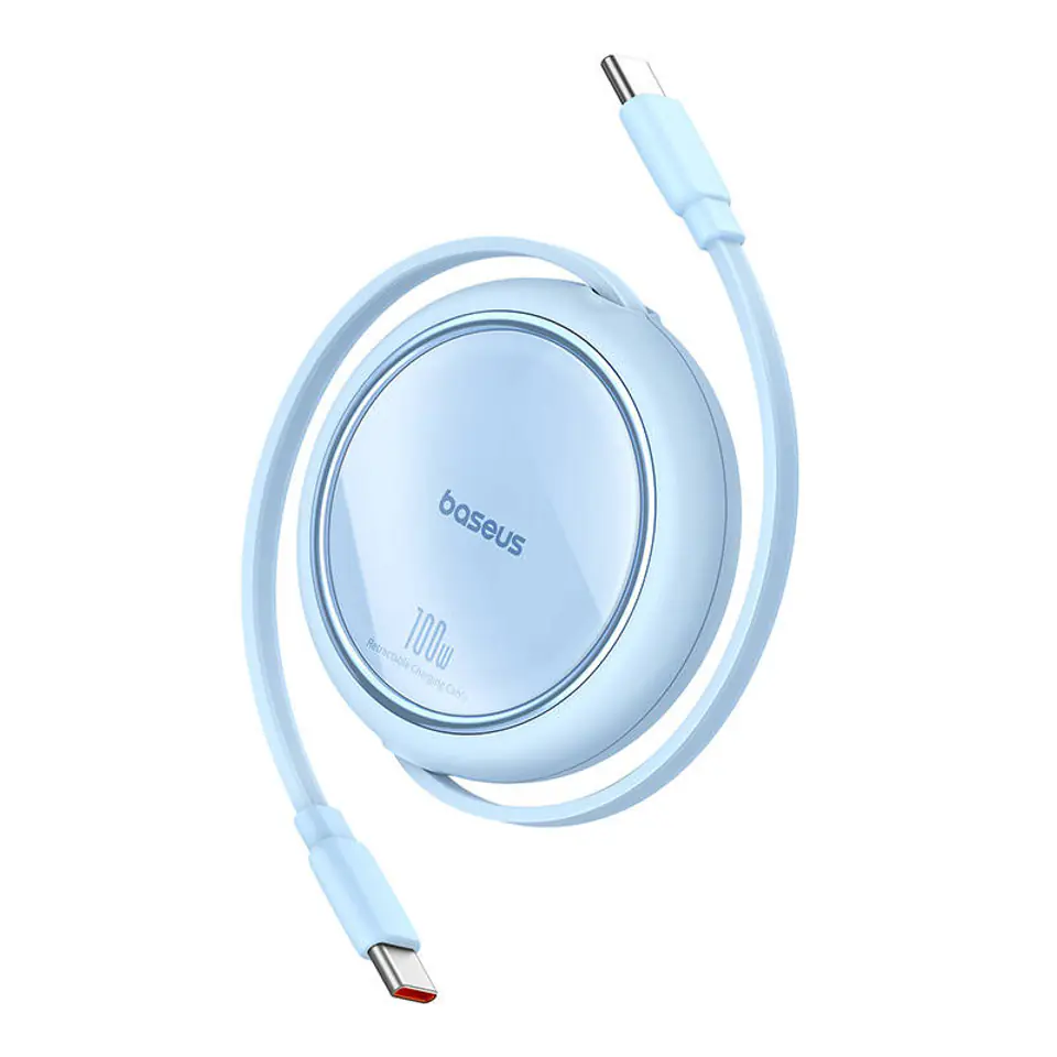 ⁨Kabel USB-C do USB-C Baseus Free2Draw, PD, 100W, 1m (niebieski)⁩ w sklepie Wasserman.eu