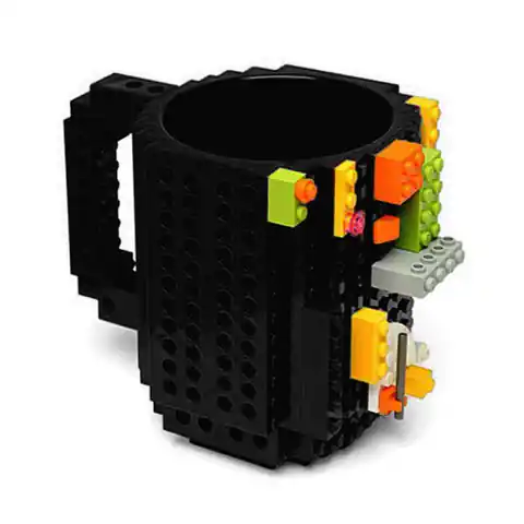 ⁨Brick mug - BLACK⁩ at Wasserman.eu