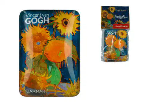 ⁨Magnes - V. van Gogh, Słoneczniki w wazonie (CARMANI)⁩ w sklepie Wasserman.eu