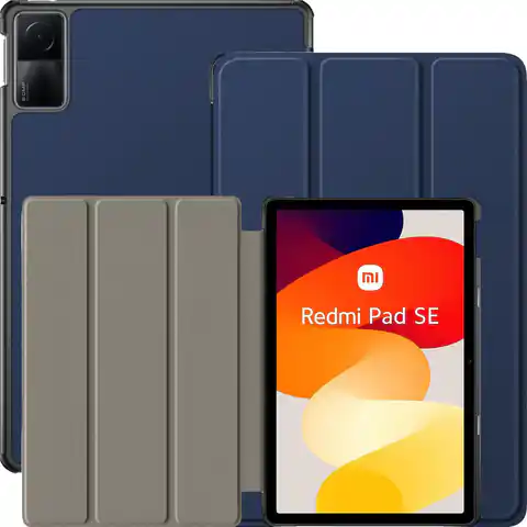 ⁨Etui do Xiaomi Redmi Pad SE 2023 11" Smart Case Cover z klapką obudowa futerał pokrowiec Alogy Granatowe⁩ w sklepie Wasserman.eu