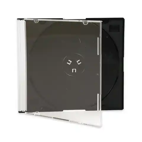 ⁨3015 Pudełko na 1 CD - czarne Tray  Esperanza⁩ w sklepie Wasserman.eu