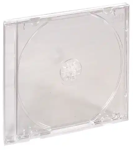 ⁨3040 Pudełko na 1 CD - bezbarwne czyste Tray Esperanza⁩ w sklepie Wasserman.eu