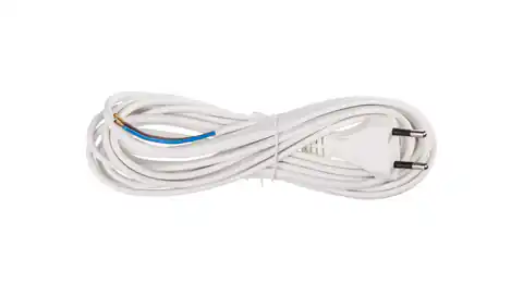 ⁨Connection lead H03VVH2-F 2x0,75 5m white S15275⁩ at Wasserman.eu