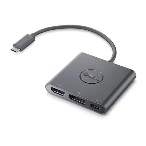 ⁨Dell Adapter USB-C to HDMI/DP with⁩ w sklepie Wasserman.eu