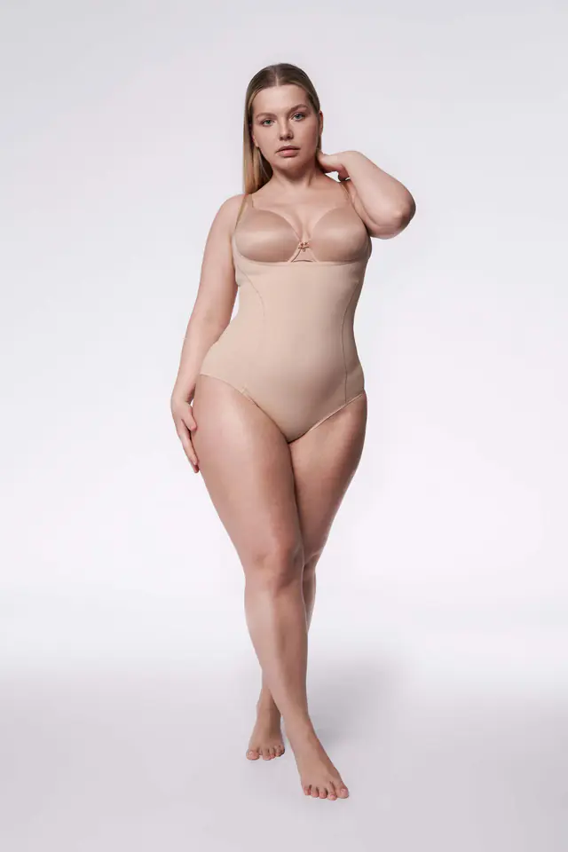 ⁨Body under the bust 219 slimming + silicone straps FREE! Natural (Size XXXL)⁩ at Wasserman.eu