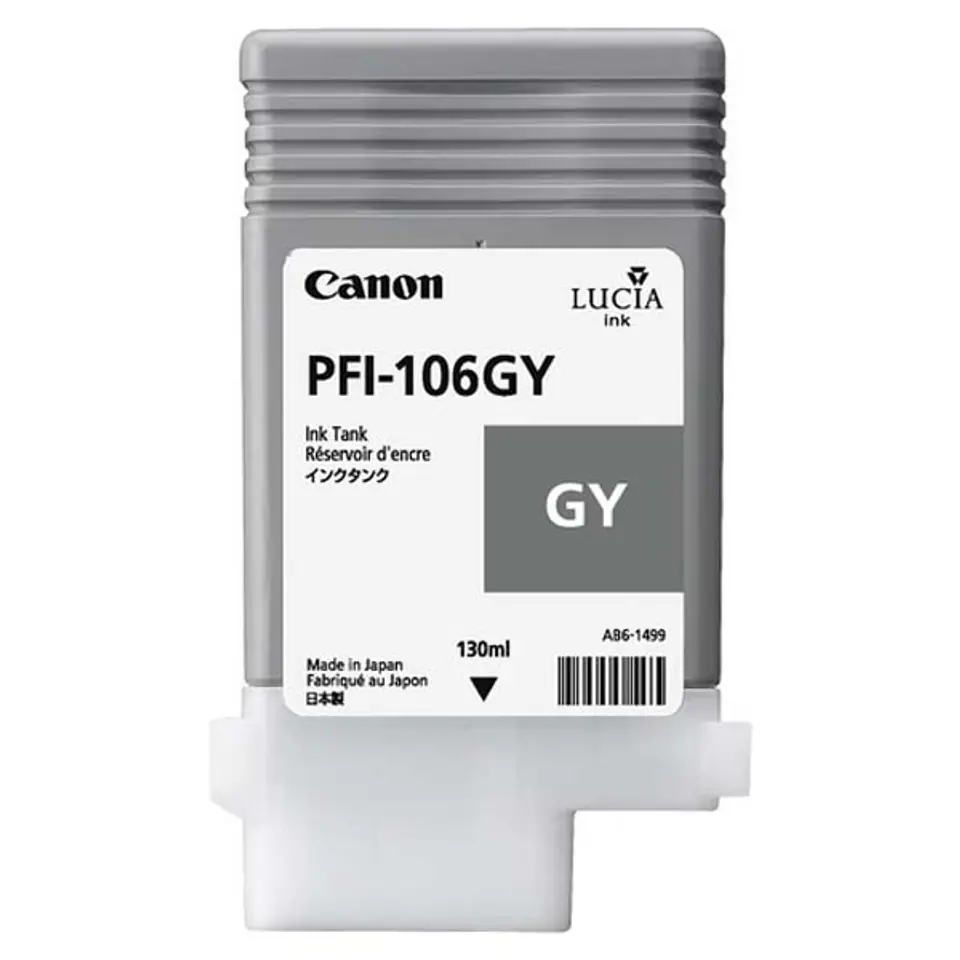 Canon oryginalny ink / tusz PFI-106 GY, 6630B001, grey, 130ml, EOL w sklepie Wasserman.eu