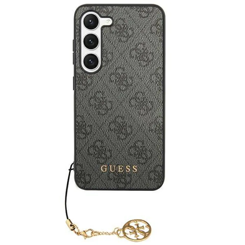 ⁨Oryginalne Etui SAMSUNG GALAXY S24+ Guess Hardcase 4G Charms Collection (GUHCS24MGF4GGR) czarne⁩ w sklepie Wasserman.eu