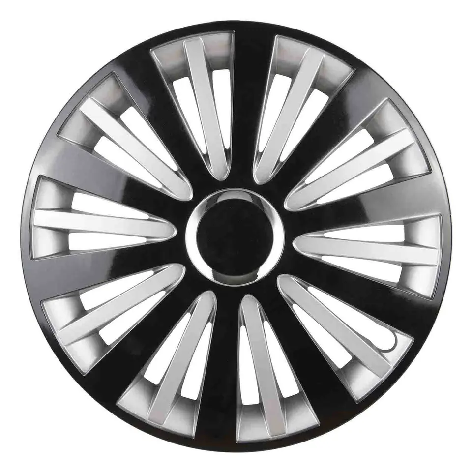 Kołpak samochodowy falcon 15" cali czarno-srebrny w sklepie Wasserman.eu