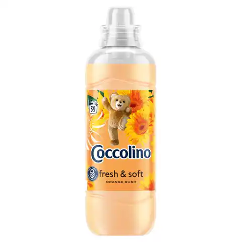 ⁨COCCOLINO Fresh & Soft Płyn do płukania tkanin Orange Rush  975ml (39 prań)⁩ w sklepie Wasserman.eu