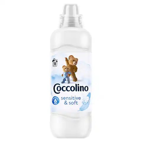 ⁨COCCOLINO Sensitive & Soft Płyn do płukania tkanin   975ml (39 prań)⁩ w sklepie Wasserman.eu