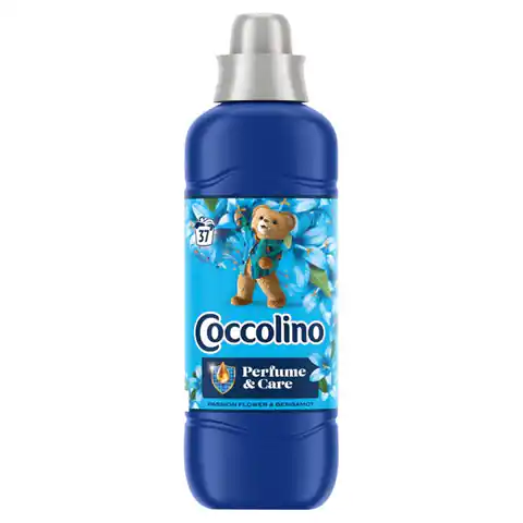 ⁨COCCOLINO Perfume & Care Płyn do płukania tkanin Passion Flower&Bergamot  925ml (37 prań)⁩ w sklepie Wasserman.eu