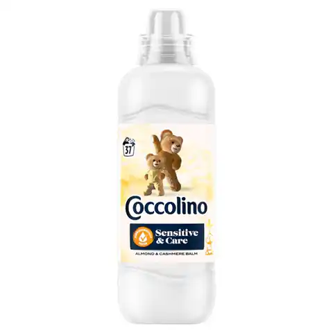 ⁨COCCOLINO Sensitive & Care Płyn do płukania tkanin Almond&Cashmere Balm  925ml (37 prań)⁩ w sklepie Wasserman.eu