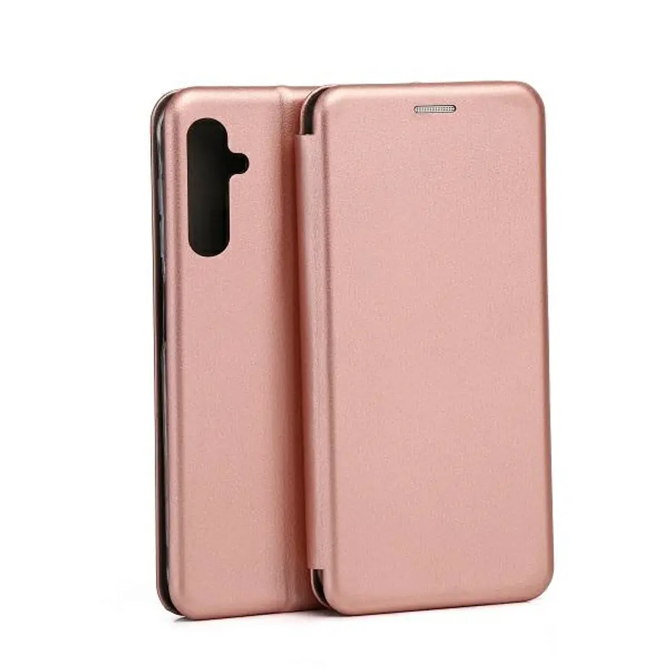 ⁨Beline Etui Book Magnetic Samsung A25 5GA256 różowo-złoty/rose gold⁩ w sklepie Wasserman.eu