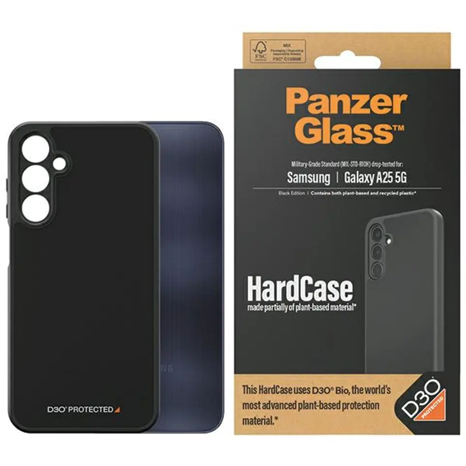 ⁨PanzerGlass HardCase Sam A25 5G D3O MagSafe 3xMilitary grade transparent 0468⁩ w sklepie Wasserman.eu