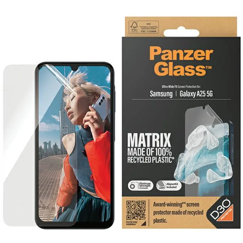 ⁨PanzerGlass Ultra-Wide Fit Sam A25 5G D3O Screen Protection 7360⁩ w sklepie Wasserman.eu