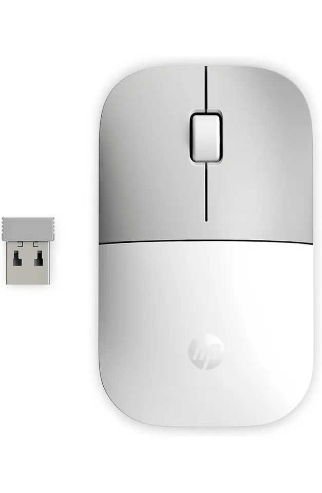 ⁨Mysz HP Z3700 Wireless Mouse Ceramic White bezprzewodowa biała 171D8AA⁩ w sklepie Wasserman.eu