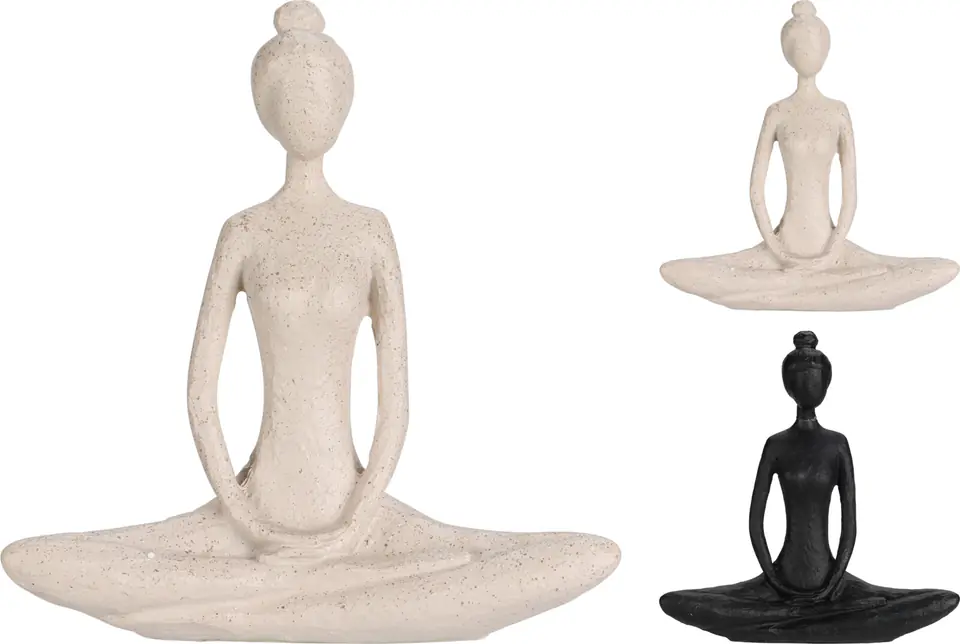 FIGURKA JOGA SIEDZĄCA 13X4X14CM w sklepie Wasserman.eu