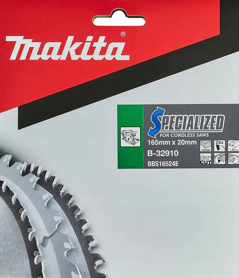 ⁨MAKITA CIRCULAR SAW 165x20x24z SPECIALIZED⁩ at Wasserman.eu