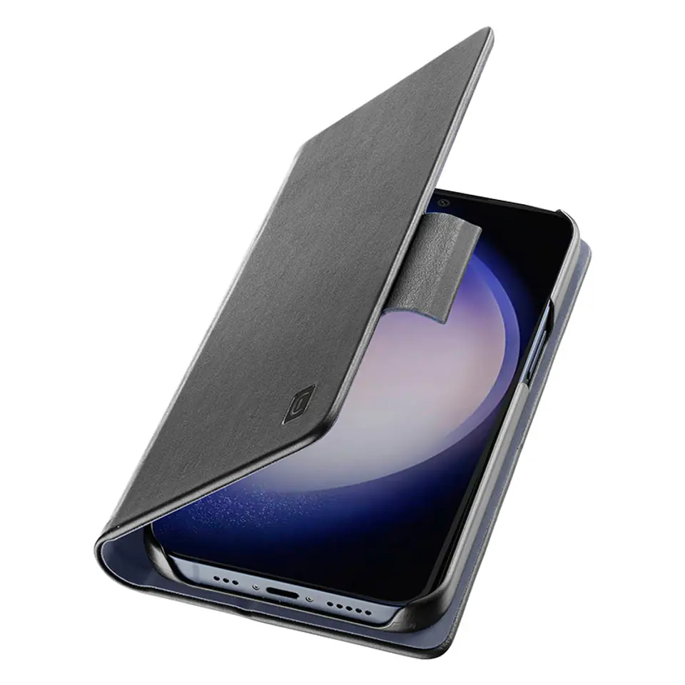 ⁨Cellularline Book Case - Etui Samsung Galaxy S24 (czarny)⁩ w sklepie Wasserman.eu