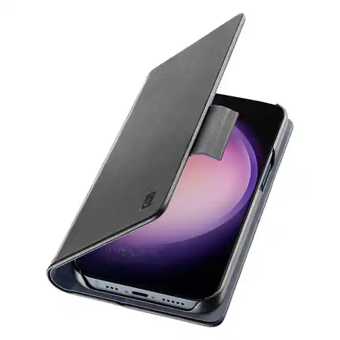 ⁨Cellularline Book Case - Etui Samsung Galaxy S24 Ultra (czarny)⁩ w sklepie Wasserman.eu