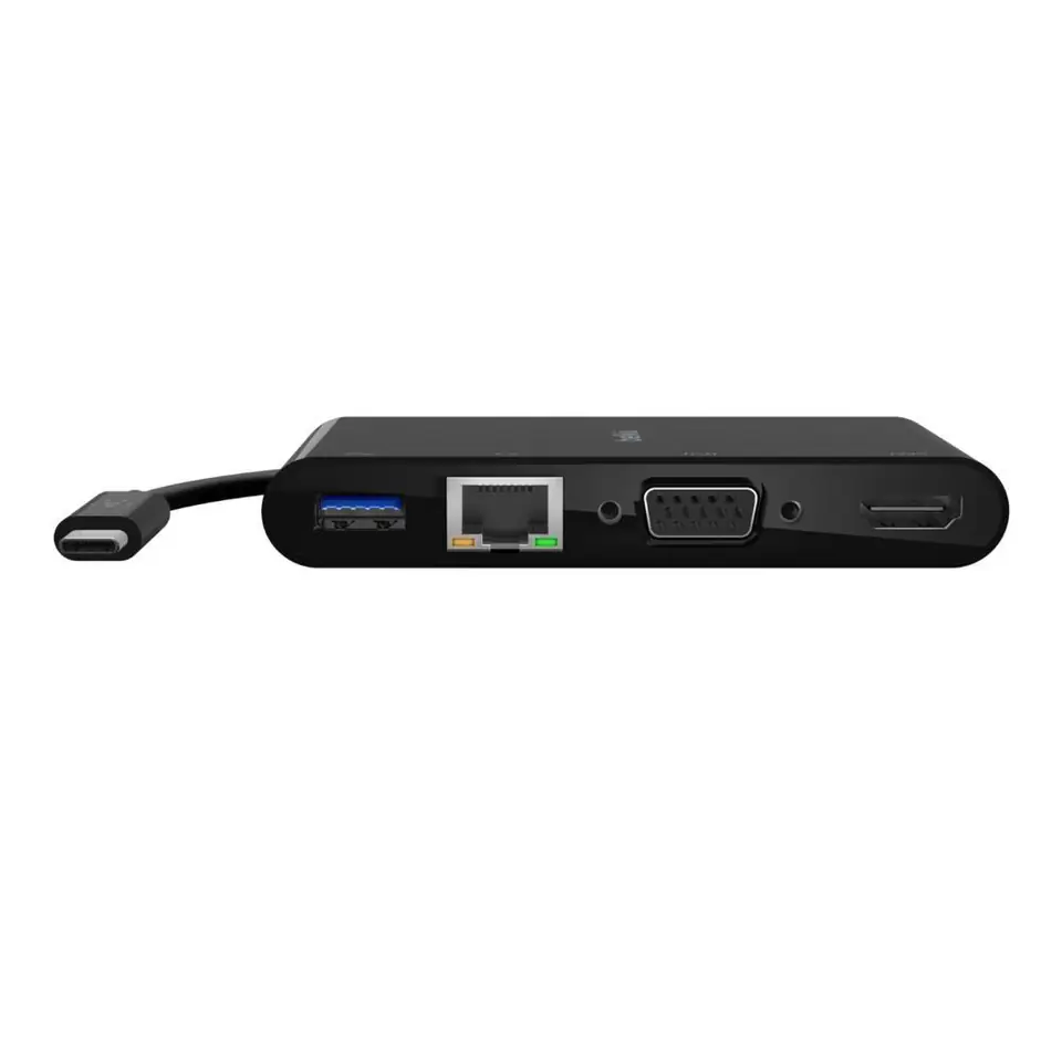 ⁨Belkin AVC005BTBK interface hub USB 3.2 Gen 1 (3.1 Gen 1) Type-C Black⁩ at Wasserman.eu