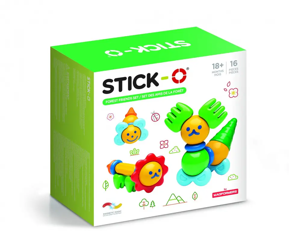 ⁨Magformers Blocks Stick- O Forest friends 16 pcs⁩ at Wasserman.eu