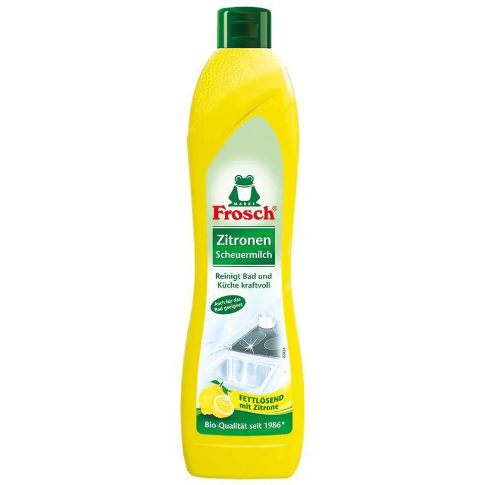 ⁨Frosch Cream Cleaner Lemon Mleczko do Czyszczenia 500 ml⁩ w sklepie Wasserman.eu