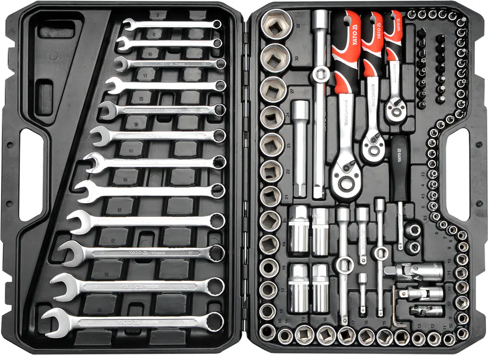 ⁨TOOL SET 1/4'' 3/8'' 1/2'' 111PART XL⁩ at Wasserman.eu