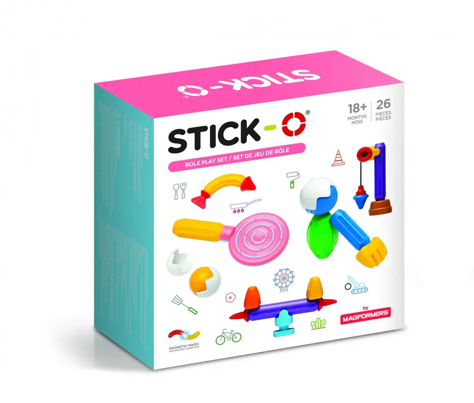 ⁨Magformers Blocks Stick- O Creative set 26 pcs.⁩ at Wasserman.eu