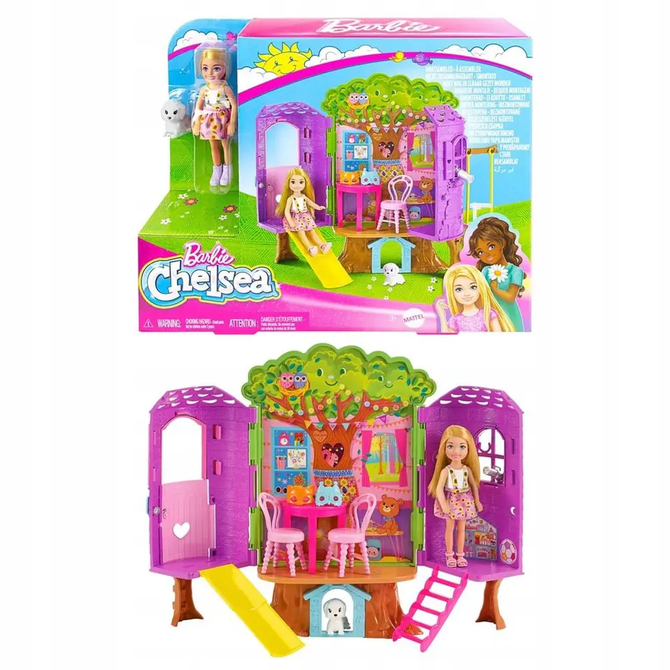 ⁨Barbie Chelsea Treehouse HPL70 MATTEL⁩ at Wasserman.eu